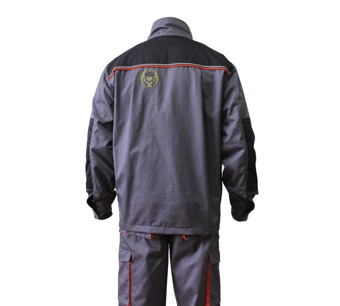 Костюм робочий "Торнадо" з брюками (оранжевые вставки) - Сірий - 44-46 Код: 04 KRD114 фото