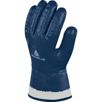 Трикотажні рукавички з нітриловим покриттям Delta Plus NI175 NI175 09-10 фото