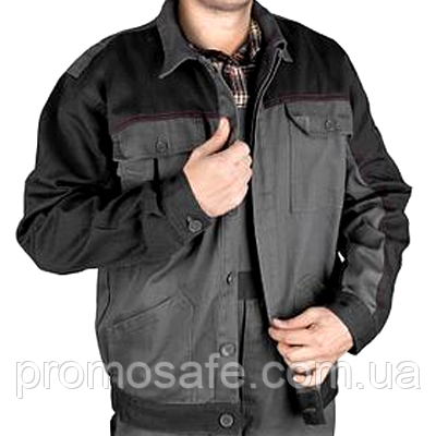 Куртка робоча захисна - Чорний Код: BOMULL-J-1 фото
