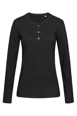 Футболка з довгим рукавом Sharon Henley Long Sleeve, S ST9580 фото