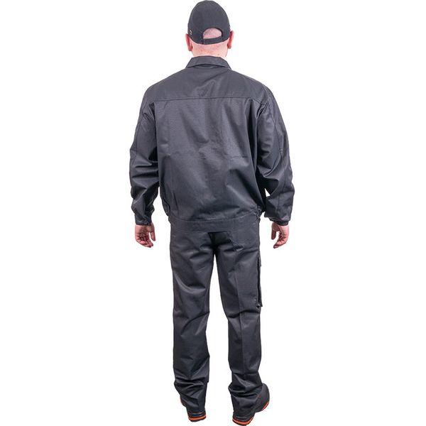 Костюм робочий "Охорона" з брюками, чорний - Чорний - 44-46 Код: 04 KRD119 фото
