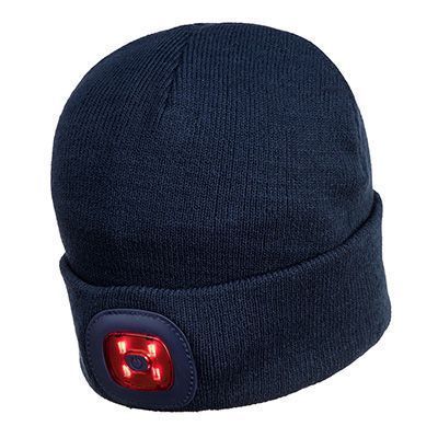 Шапка з двома ліхтарями LED, що перезаряджаються B028 PORTWEST B028YER фото
