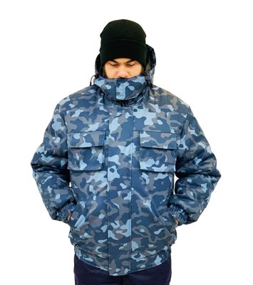 Куртка робоча утеплена "Охорона" камуфляж - Камуфляж - 44-46 Код: 04 KRO113 фото