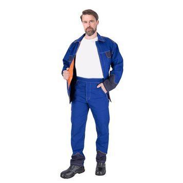 LEBER & HOLLMAN Protective Welders Trousers + Jacket - Захисний вогнетривкий робочий комплект (Штани + Куртка) для зварювальників 999981000044 фото