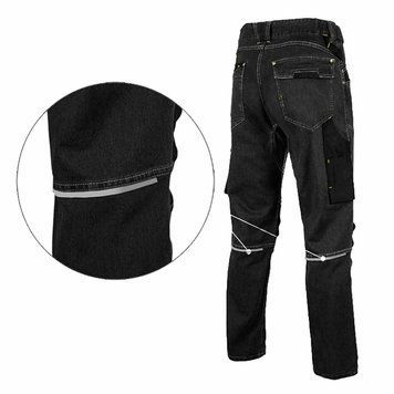 ArtMas JEANS STRETCH Black Trousers - Робочі штани 999981000255 фото