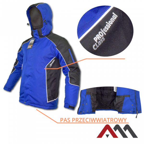 ArtMas Professional Win Long Blue Jacket Winter - Робоча довга синя зимова куртка 999981000165 фото